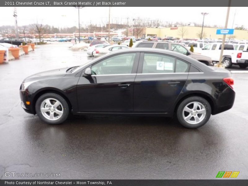 Black Granite Metallic / Jet Black Leather 2011 Chevrolet Cruze LT