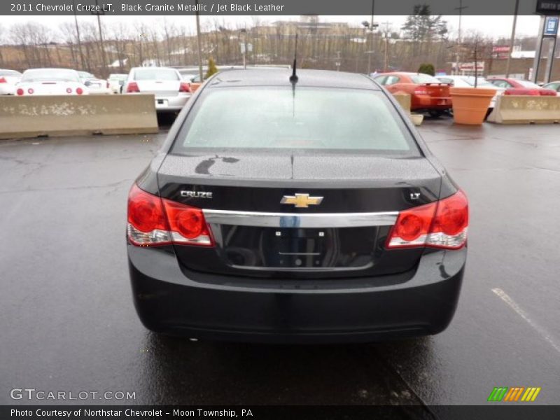 Black Granite Metallic / Jet Black Leather 2011 Chevrolet Cruze LT