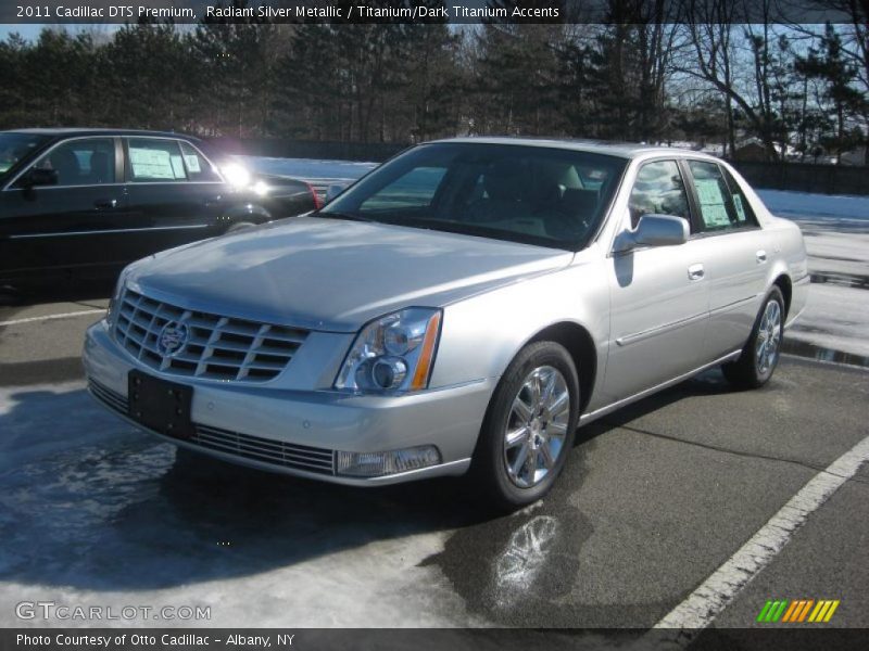 Radiant Silver Metallic / Titanium/Dark Titanium Accents 2011 Cadillac DTS Premium