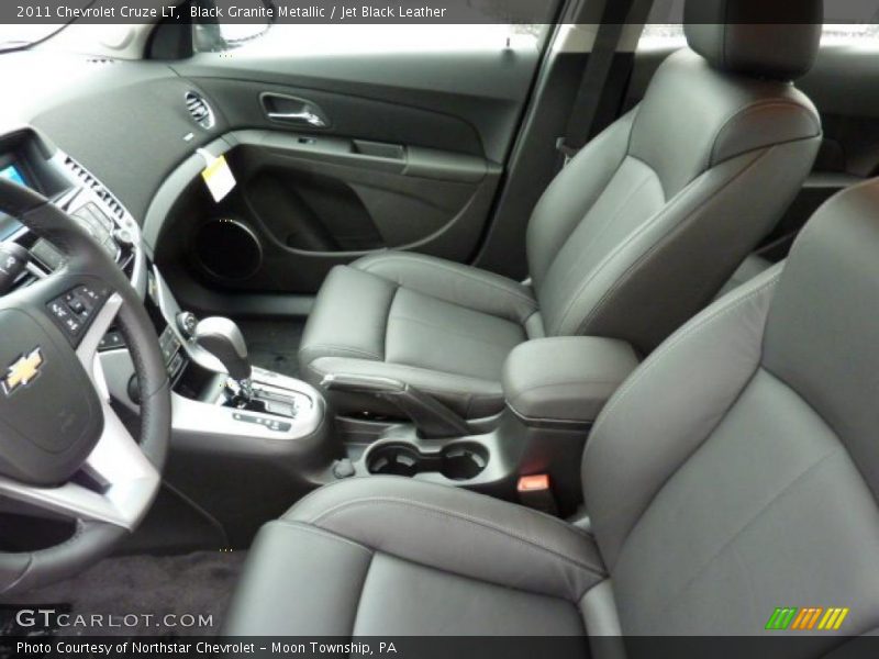 Black Granite Metallic / Jet Black Leather 2011 Chevrolet Cruze LT