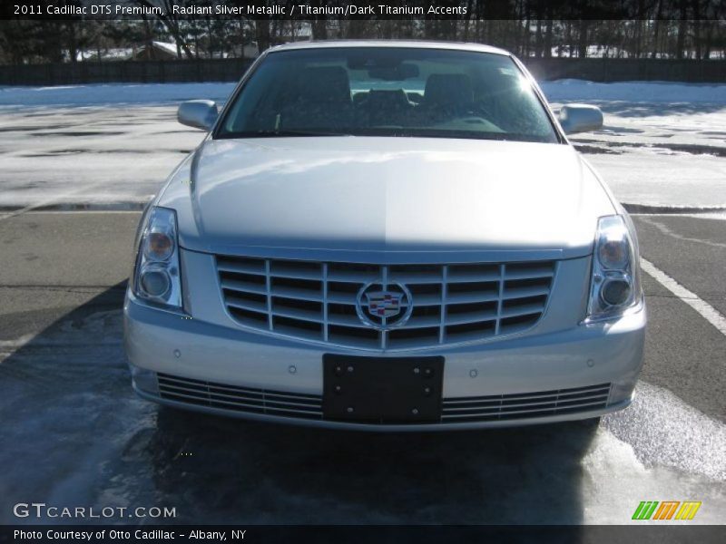 Radiant Silver Metallic / Titanium/Dark Titanium Accents 2011 Cadillac DTS Premium