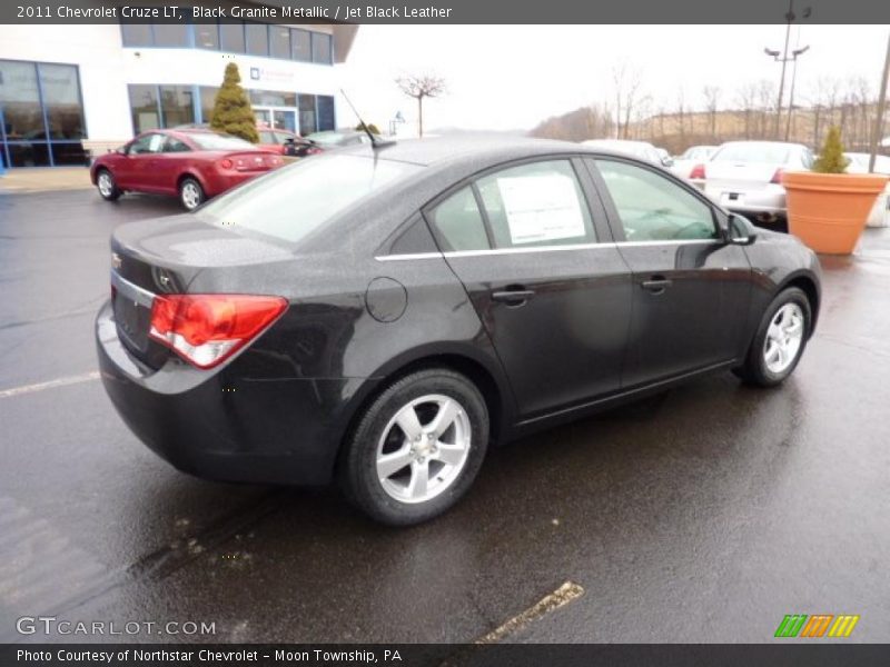 Black Granite Metallic / Jet Black Leather 2011 Chevrolet Cruze LT