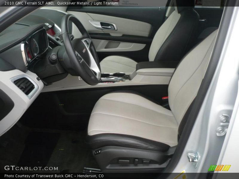  2010 Terrain SLT AWD Light Titanium Interior