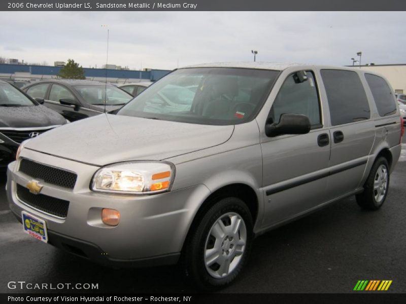 Sandstone Metallic / Medium Gray 2006 Chevrolet Uplander LS