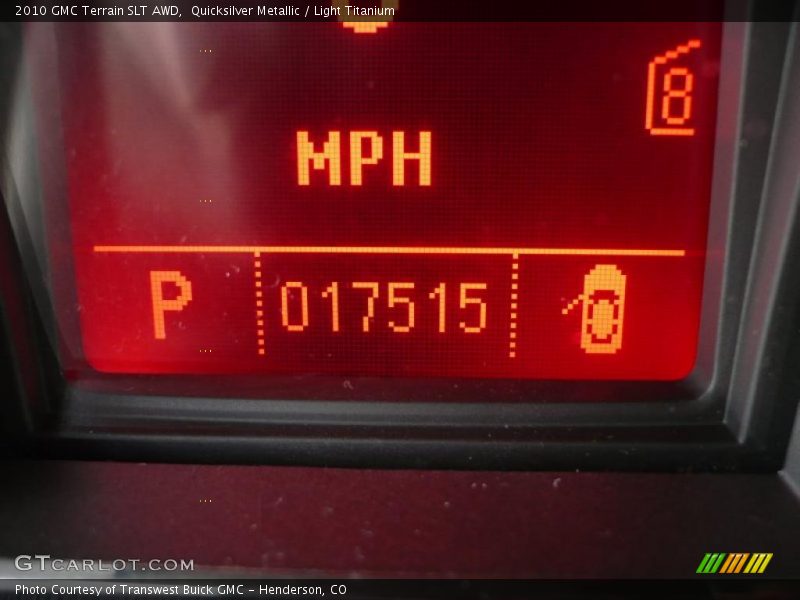 Quicksilver Metallic / Light Titanium 2010 GMC Terrain SLT AWD