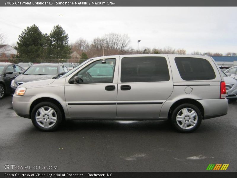 Sandstone Metallic / Medium Gray 2006 Chevrolet Uplander LS