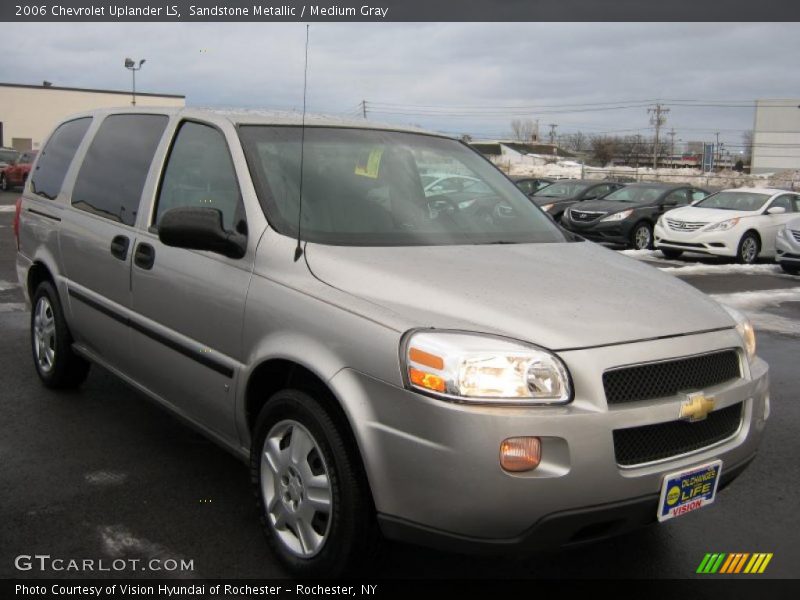 Sandstone Metallic / Medium Gray 2006 Chevrolet Uplander LS