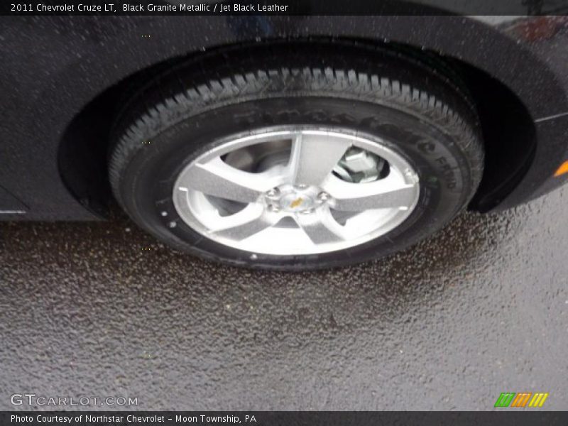 Black Granite Metallic / Jet Black Leather 2011 Chevrolet Cruze LT