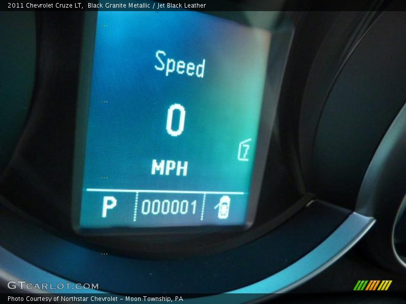 Black Granite Metallic / Jet Black Leather 2011 Chevrolet Cruze LT