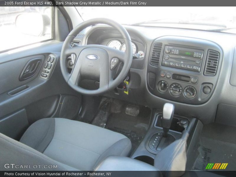 Dark Shadow Grey Metallic / Medium/Dark Flint Grey 2005 Ford Escape XLS 4WD