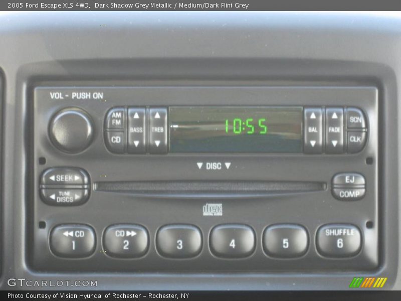 Dark Shadow Grey Metallic / Medium/Dark Flint Grey 2005 Ford Escape XLS 4WD