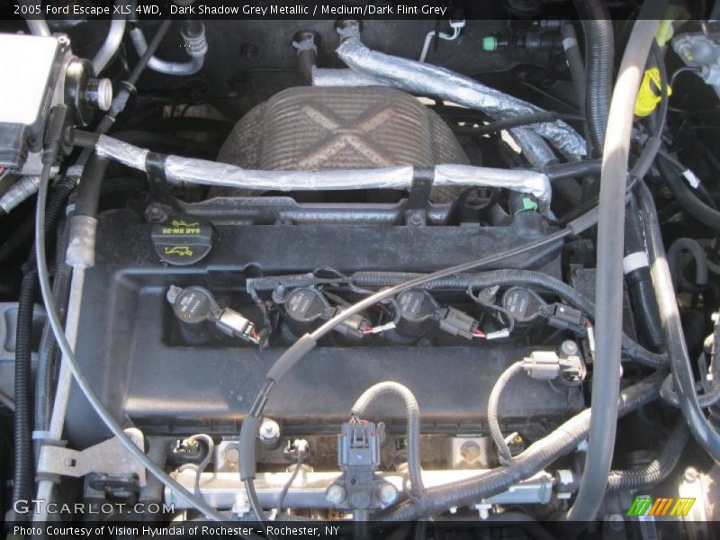 Dark Shadow Grey Metallic / Medium/Dark Flint Grey 2005 Ford Escape XLS 4WD