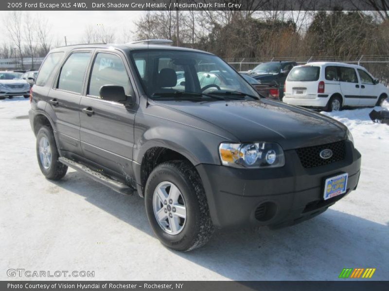 Dark Shadow Grey Metallic / Medium/Dark Flint Grey 2005 Ford Escape XLS 4WD