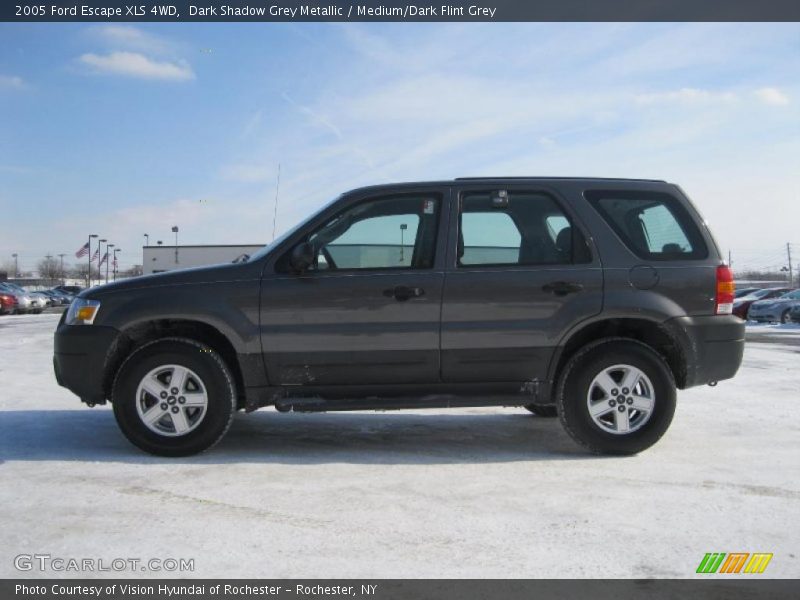 Dark Shadow Grey Metallic / Medium/Dark Flint Grey 2005 Ford Escape XLS 4WD