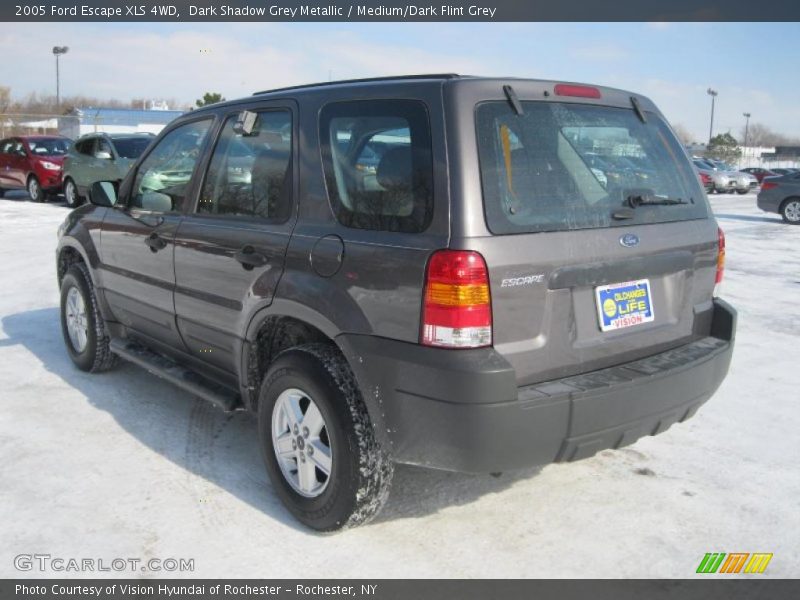Dark Shadow Grey Metallic / Medium/Dark Flint Grey 2005 Ford Escape XLS 4WD