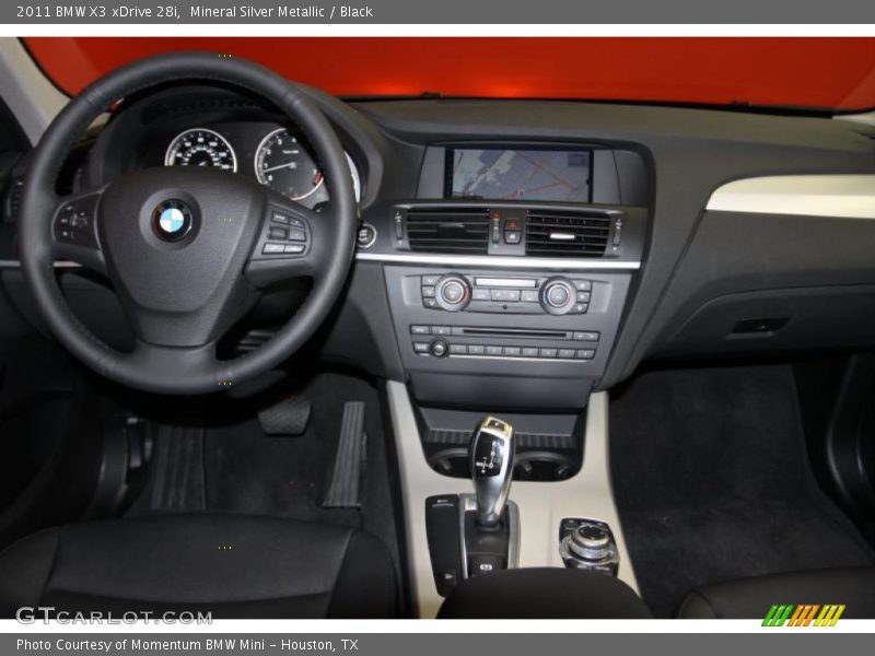 Mineral Silver Metallic / Black 2011 BMW X3 xDrive 28i
