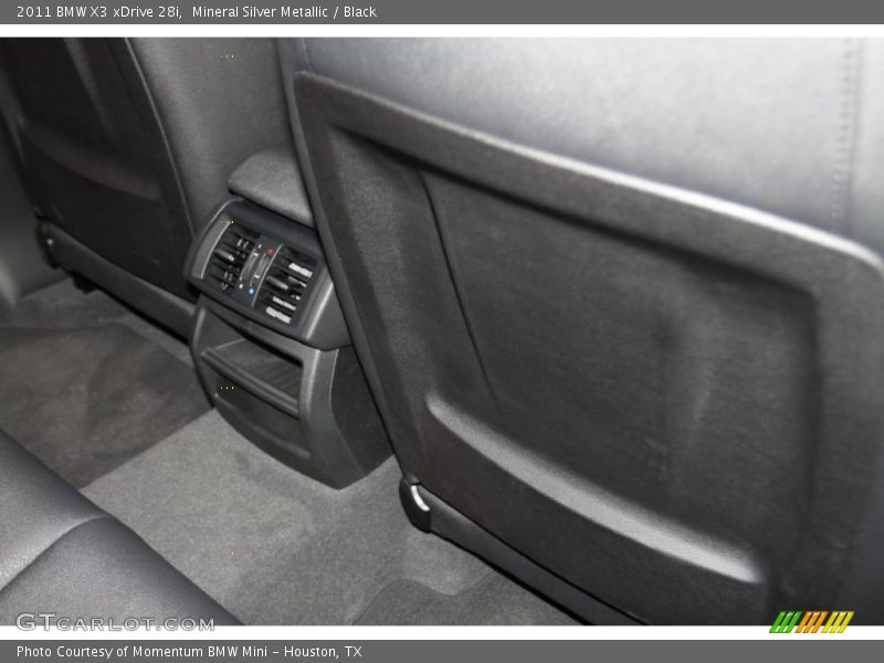 Mineral Silver Metallic / Black 2011 BMW X3 xDrive 28i