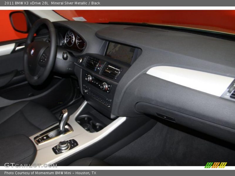 Mineral Silver Metallic / Black 2011 BMW X3 xDrive 28i