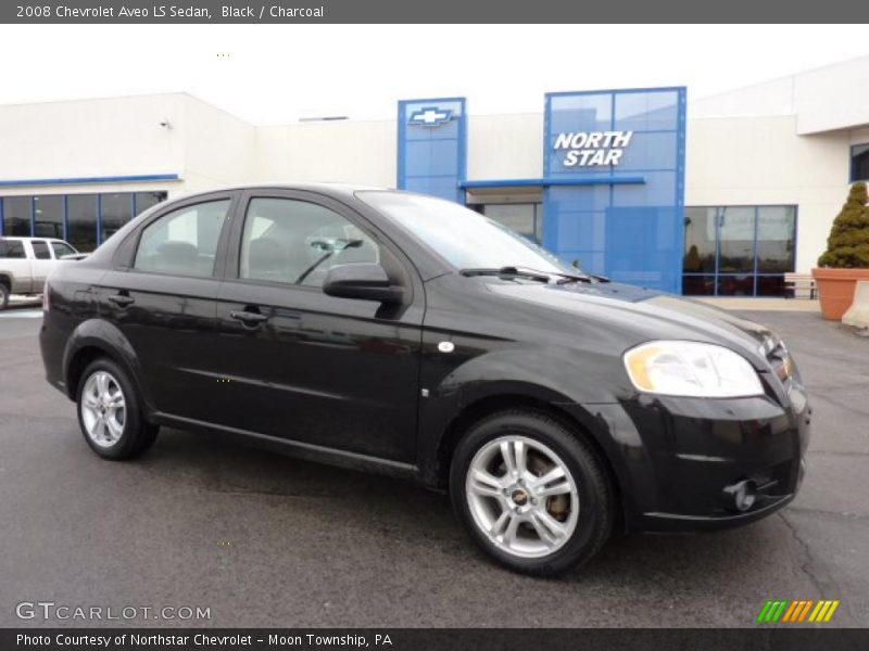 Black / Charcoal 2008 Chevrolet Aveo LS Sedan
