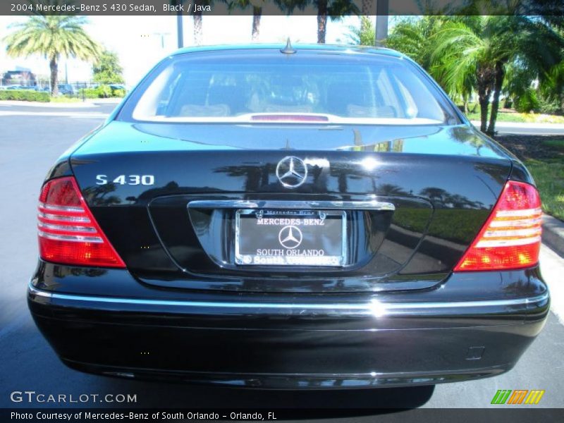 Black / Java 2004 Mercedes-Benz S 430 Sedan