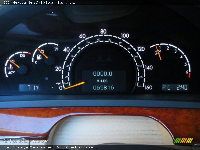  2004 S 430 Sedan Engine - 4.3 Liter SOHC 24-Valve V8