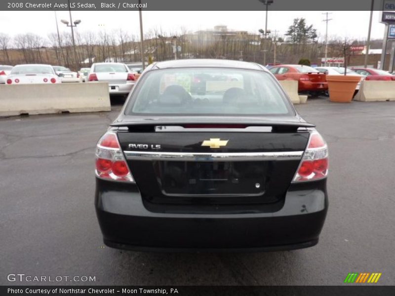 Black / Charcoal 2008 Chevrolet Aveo LS Sedan