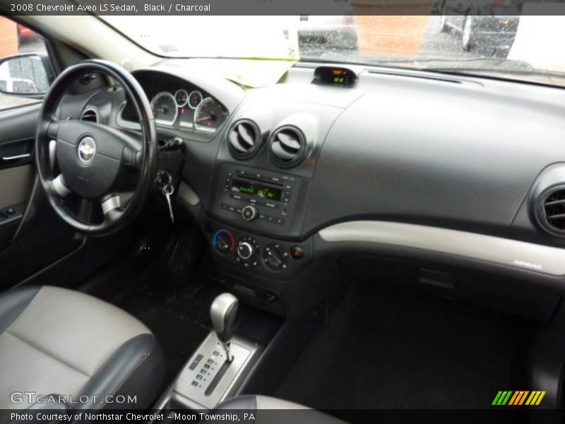 Black / Charcoal 2008 Chevrolet Aveo LS Sedan