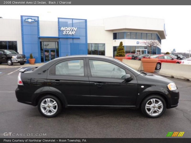 Black / Charcoal 2008 Chevrolet Aveo LS Sedan