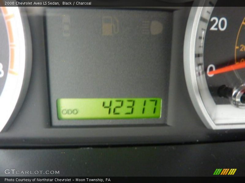 Black / Charcoal 2008 Chevrolet Aveo LS Sedan