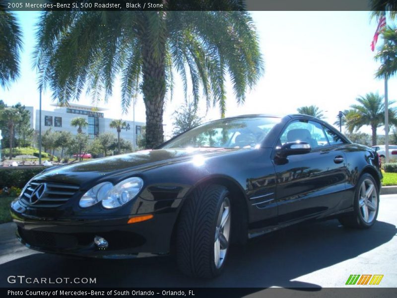 Black / Stone 2005 Mercedes-Benz SL 500 Roadster