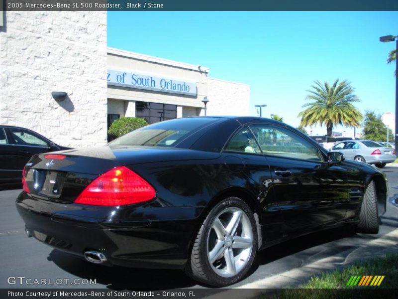 Black / Stone 2005 Mercedes-Benz SL 500 Roadster