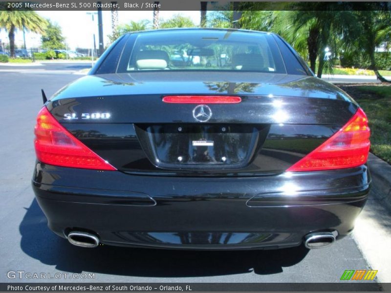 Black / Stone 2005 Mercedes-Benz SL 500 Roadster