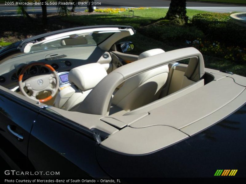 Black / Stone 2005 Mercedes-Benz SL 500 Roadster