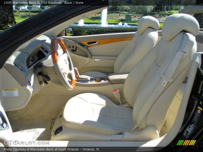  2005 SL 500 Roadster Stone Interior