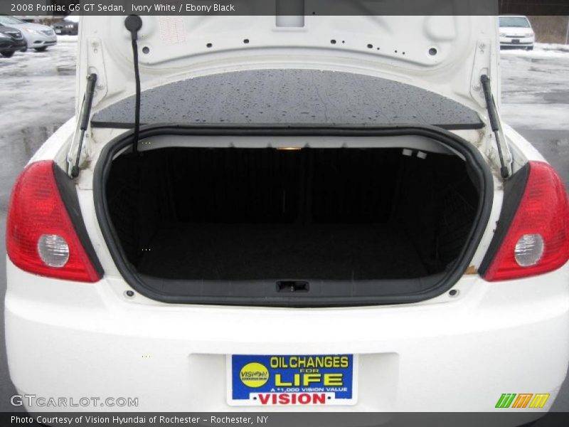 Ivory White / Ebony Black 2008 Pontiac G6 GT Sedan