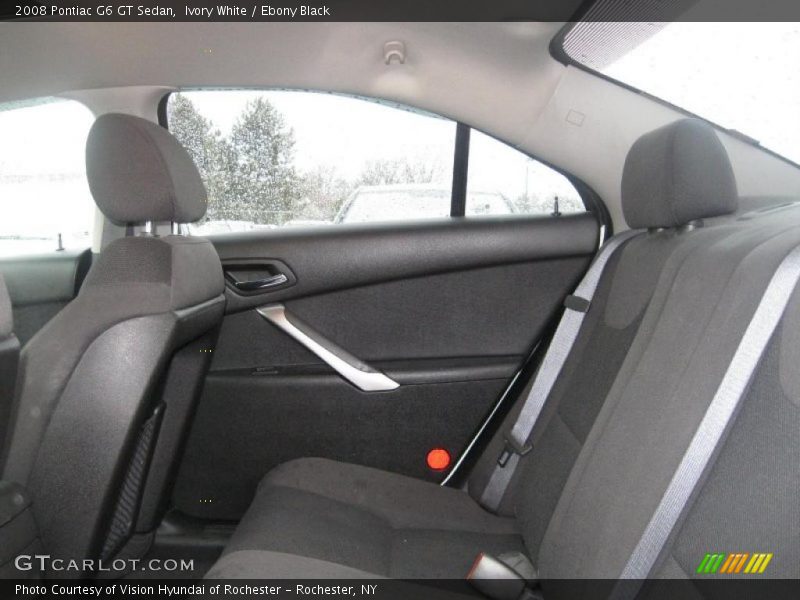 Ivory White / Ebony Black 2008 Pontiac G6 GT Sedan