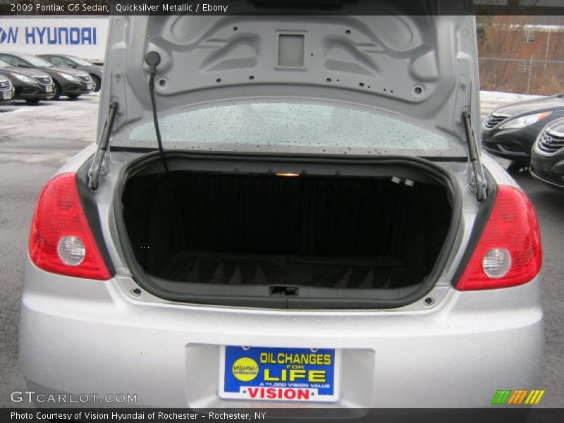 Quicksilver Metallic / Ebony 2009 Pontiac G6 Sedan