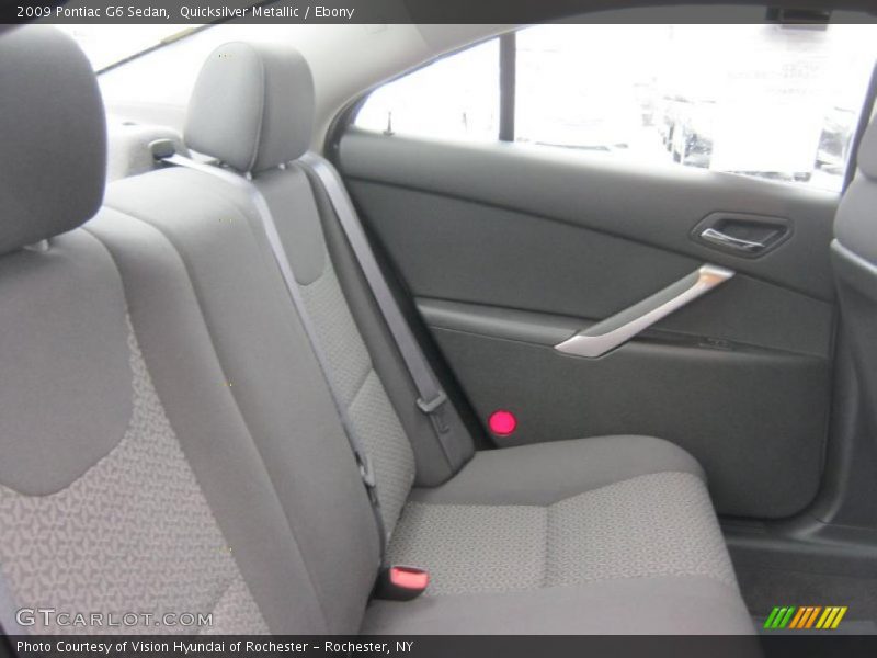 Quicksilver Metallic / Ebony 2009 Pontiac G6 Sedan