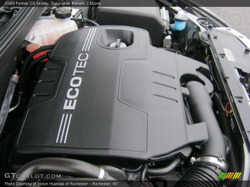 Quicksilver Metallic / Ebony 2009 Pontiac G6 Sedan
