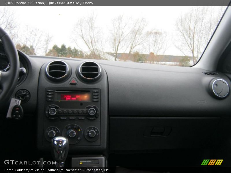 Quicksilver Metallic / Ebony 2009 Pontiac G6 Sedan