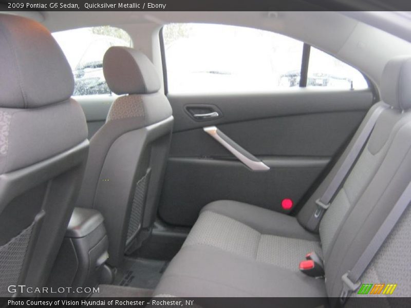 Quicksilver Metallic / Ebony 2009 Pontiac G6 Sedan