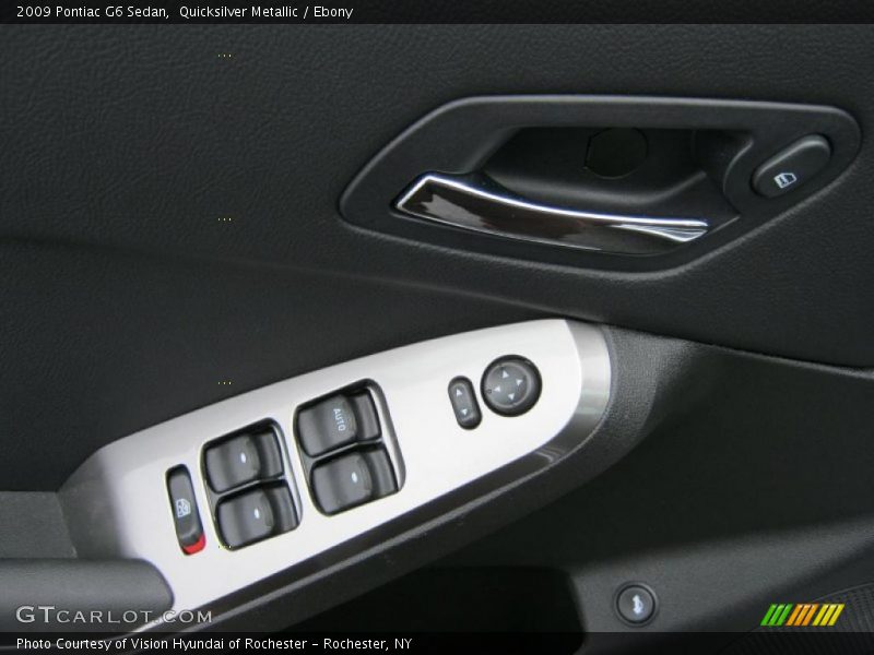 Quicksilver Metallic / Ebony 2009 Pontiac G6 Sedan