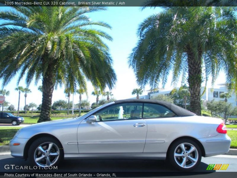  2005 CLK 320 Cabriolet Brilliant Silver Metallic
