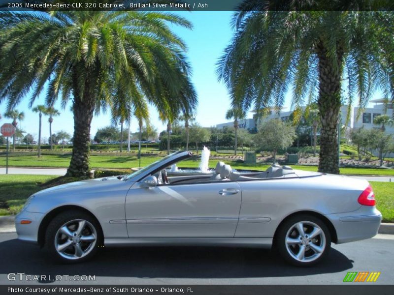  2005 CLK 320 Cabriolet Brilliant Silver Metallic