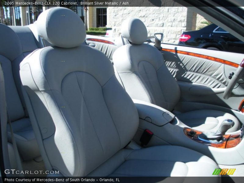 Brilliant Silver Metallic / Ash 2005 Mercedes-Benz CLK 320 Cabriolet