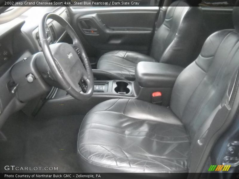Steel Blue Pearlcoat / Dark Slate Gray 2002 Jeep Grand Cherokee Sport 4x4
