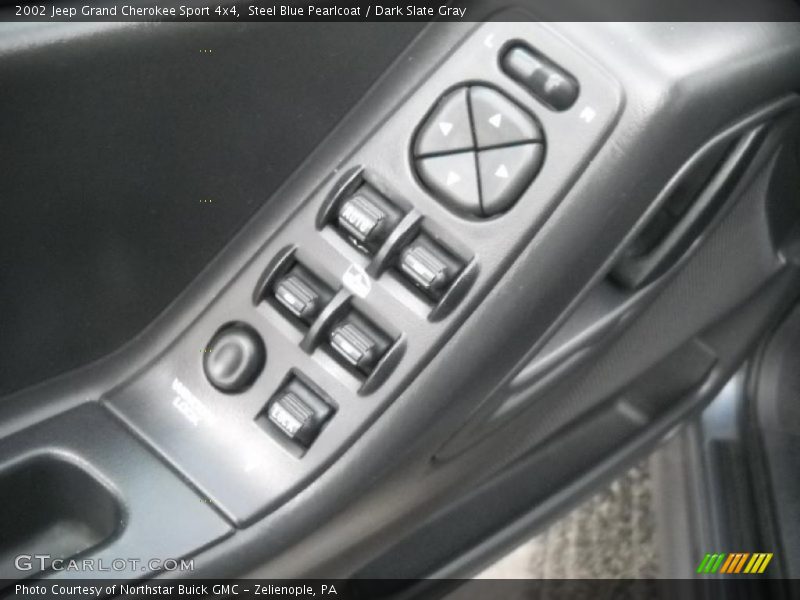 Steel Blue Pearlcoat / Dark Slate Gray 2002 Jeep Grand Cherokee Sport 4x4