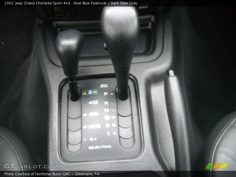 Steel Blue Pearlcoat / Dark Slate Gray 2002 Jeep Grand Cherokee Sport 4x4