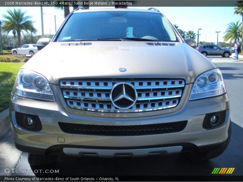 Sand Beige Metallic / Macadamia 2008 Mercedes-Benz ML 350 4Matic