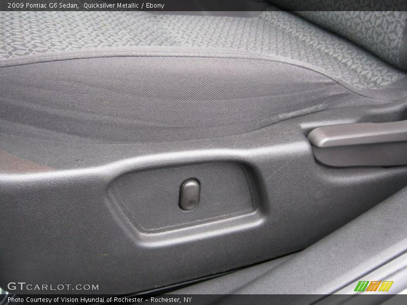 Quicksilver Metallic / Ebony 2009 Pontiac G6 Sedan